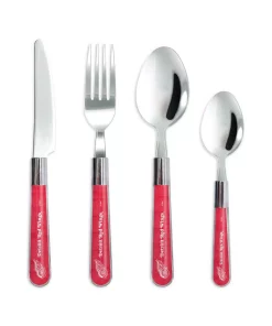 Sportsvault NHL 16-Piece Detroit Red Wings Flatware Set (Service For 4)