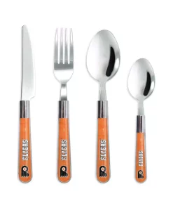 Sportsvault NHL 16-Piece Philadelphia Flyers Flatware Set (Service For 4)
