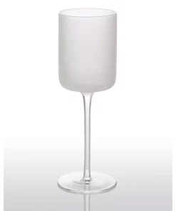 Drinkware Abigails White Night Frosted Water Glass