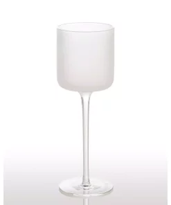 Drinkware Abigails White Night Frosted Wine Glass