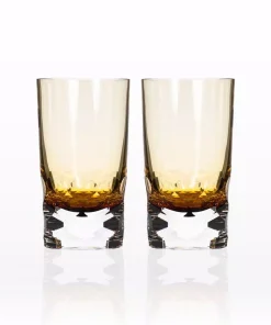 Drinkware Rolf Glass Vienna 14 Oz. Amber HiBall (Set Of 2)