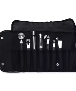 Bar Accessories BergHOFF Essentials Stainless Steel Garnishing Tool 8-Piece Set With Case