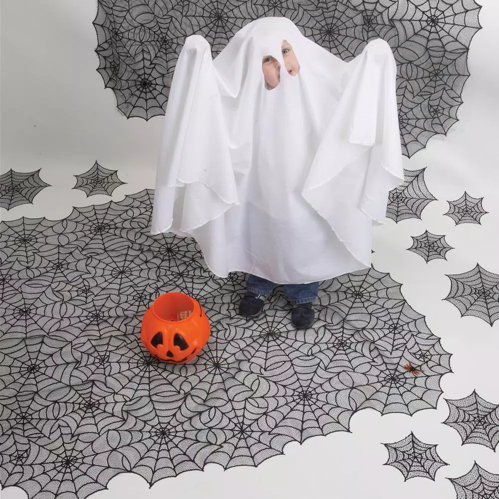 Table Linens & Kitchen Linens Heritage Lace Spider Web 6 In. Black Doily (Set Of 6) - Image 4