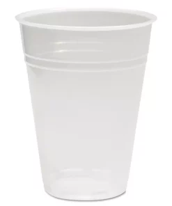 Disposable Tableware Boardwalk 9 Oz. PolypropyleneTranslucent Plastic Cold Cups (100/Bag, 25 Bags/Carton)