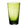 Drinkware Abigails Rain Drop Green Highball (Set Of 4)