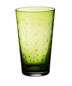 Drinkware Abigails Rain Drop Green Highball (Set Of 4)