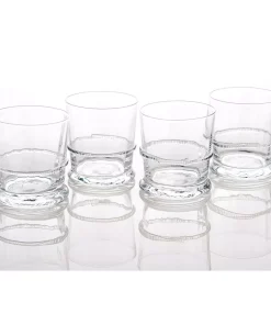 Drinkware Abigails Lionshead Double Old-Fashioned Glass With Applied Rope (Set Of 4)
