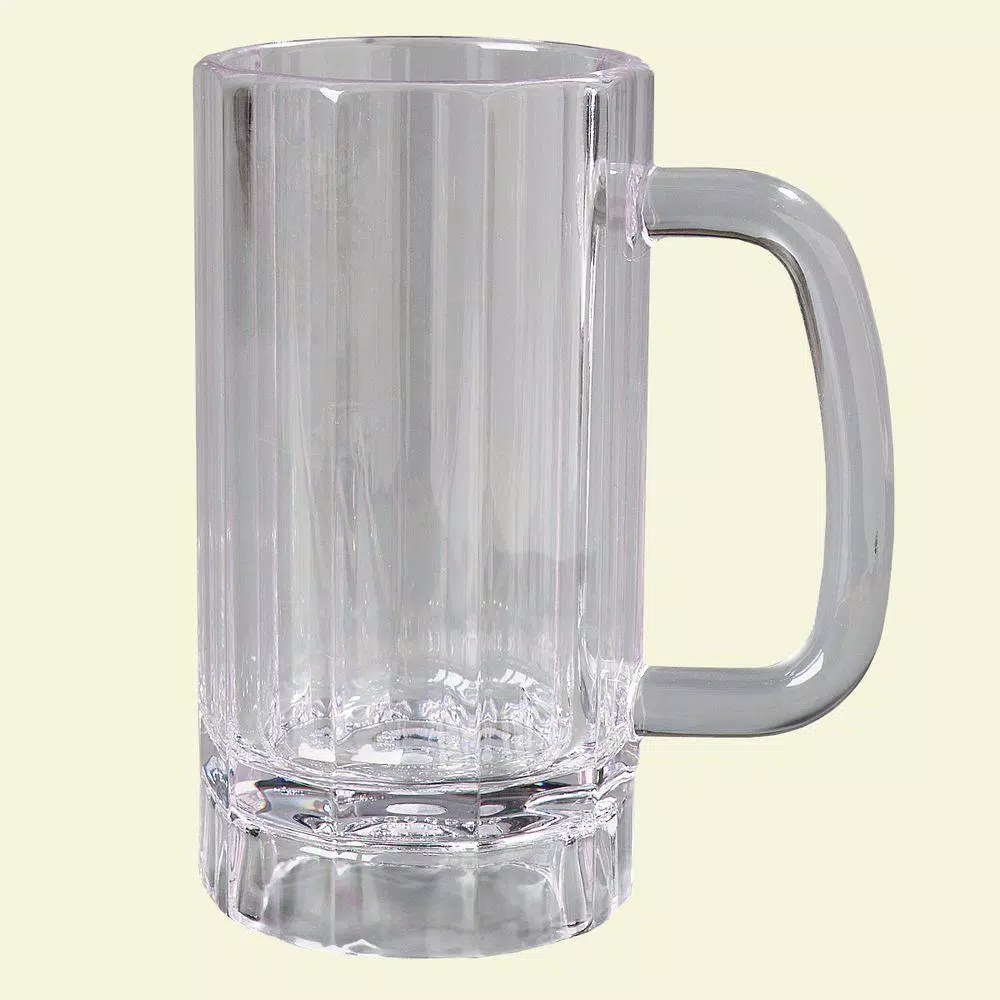 Drinkware Carlisle 16 Oz. Polycarbonate Handled Mug In Clear (Case Of 12)