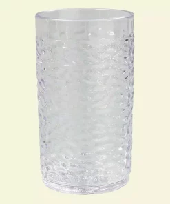 Drinkware Carlisle 8 Oz. SAN Plastic Pebble Optic Tumbler In Clear (Case Of 24)
