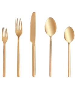 Home Decorators Collection Brenner 20-Piece Stainless Steel With Copper Finish Flatware Set (Service For 4)