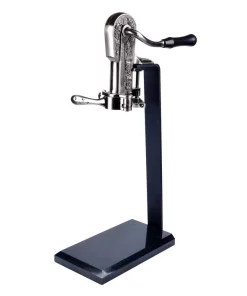 Bar Accessories Epicureanist Pewter Connoisseur Wine Opener And Black Granite Stand