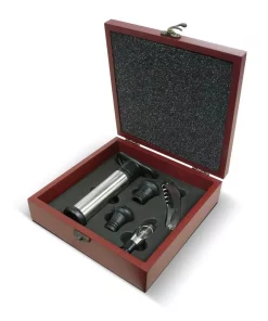 Bar Accessories Epicureanist 4-Piece Wine Essentials Gift Set