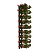 Bar Accessories Epicureanist 18-Bottle Metal Wine Rack In Black