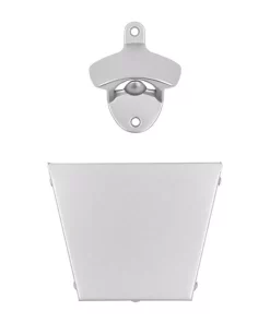 Bar Accessories Everbilt Satin Nickel Bottle Opener And Cap Catcher