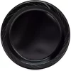Disposable Tableware Genuine Joe 9 In. Black Disposable Plastic Plates (125 Per Case)