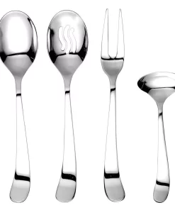 Flatware Ginkgo Sea Drift 4-Piece Hostess Set