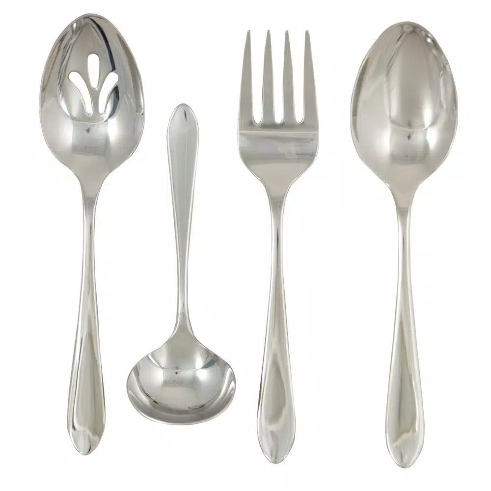 Flatware Ginkgo Linden 4-Piece Hostess Set