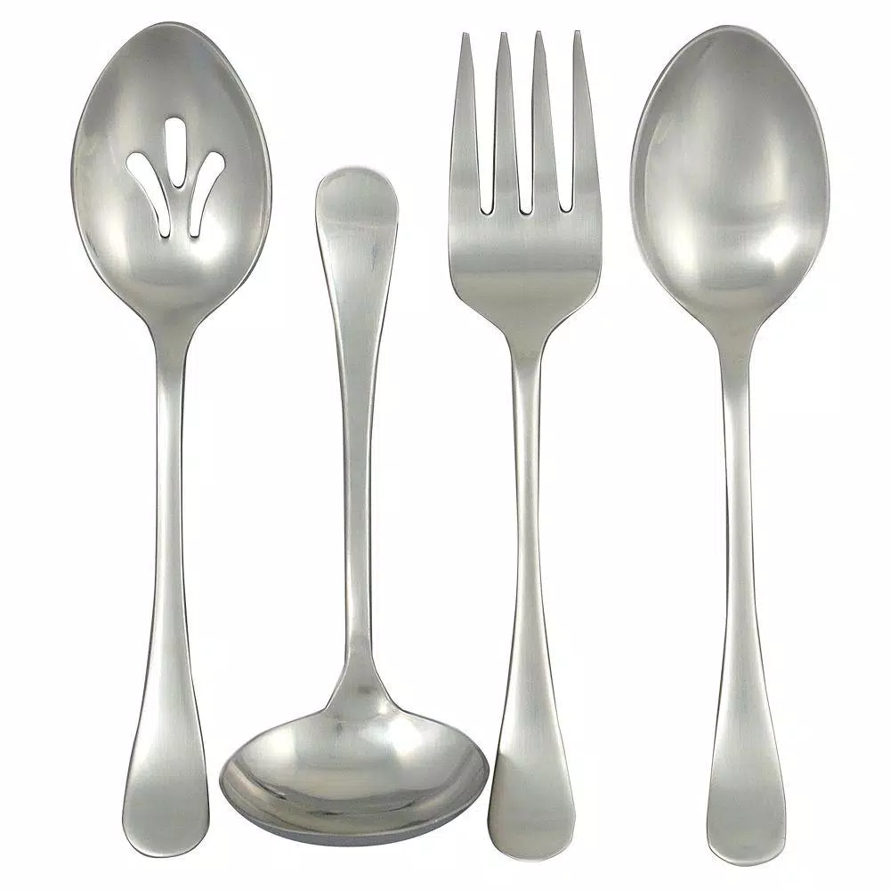 Flatware Ginkgo Bergen 4-Piece Hostess Set
