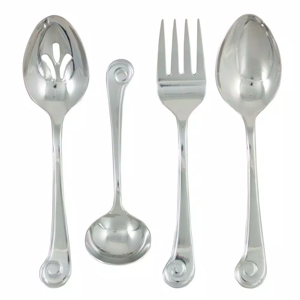 Flatware Ginkgo Sanibel Surf 4-Piece Hostess Set