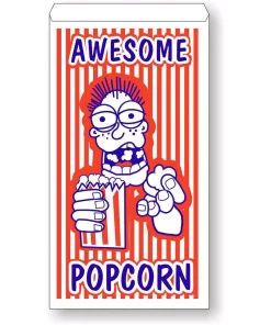 Disposable Tableware Great Northern 2 Oz. Movie Theater Popcorn Bags (100-Count)