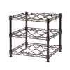 Bar Accessories HDX 3-Shelf Countertop Wire Wine Rack In Antique Bronze