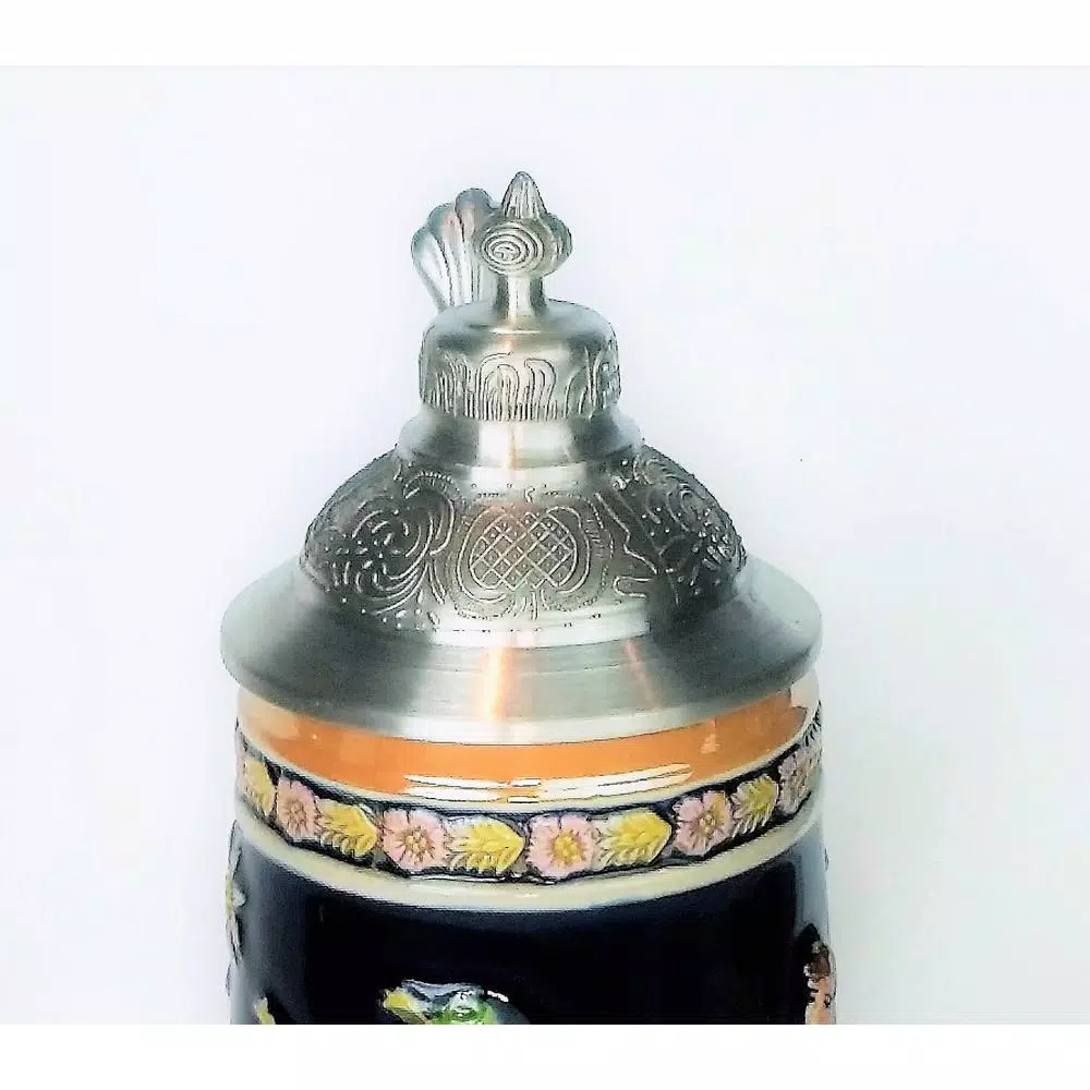 Drinkware Heim Concept Stein 4.25 In. X 3 In. X 9.5 In. Beer Glass With Steeple Lid - Image 3