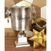 Bar Accessories LITTON LANE 13 In. X 16 In. Rustic Silver Aluminum “Champagne” Wine Cooler