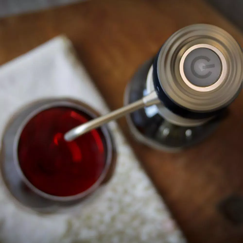 Bar Accessories MegaChef MegaChef One-Touch Portable Luxury Wine Air Pressure Aerator - Image 3