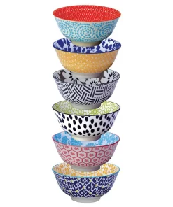 Dinnerware Certified International Chelsea Multi-color Bowls (Set Of 6)