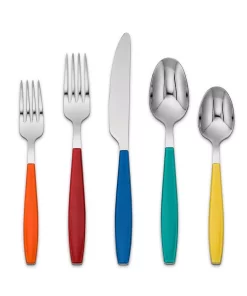 Fiesta 20-Piece Jamboree Multicolor Flatware Set, Service For 4