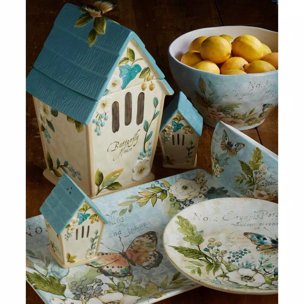 Dinnerware Certified International Nature Garden 4-Piece Seasonal Multicolored Earthenware 12 Oz. Mug Set (Service For 4) - Image 3