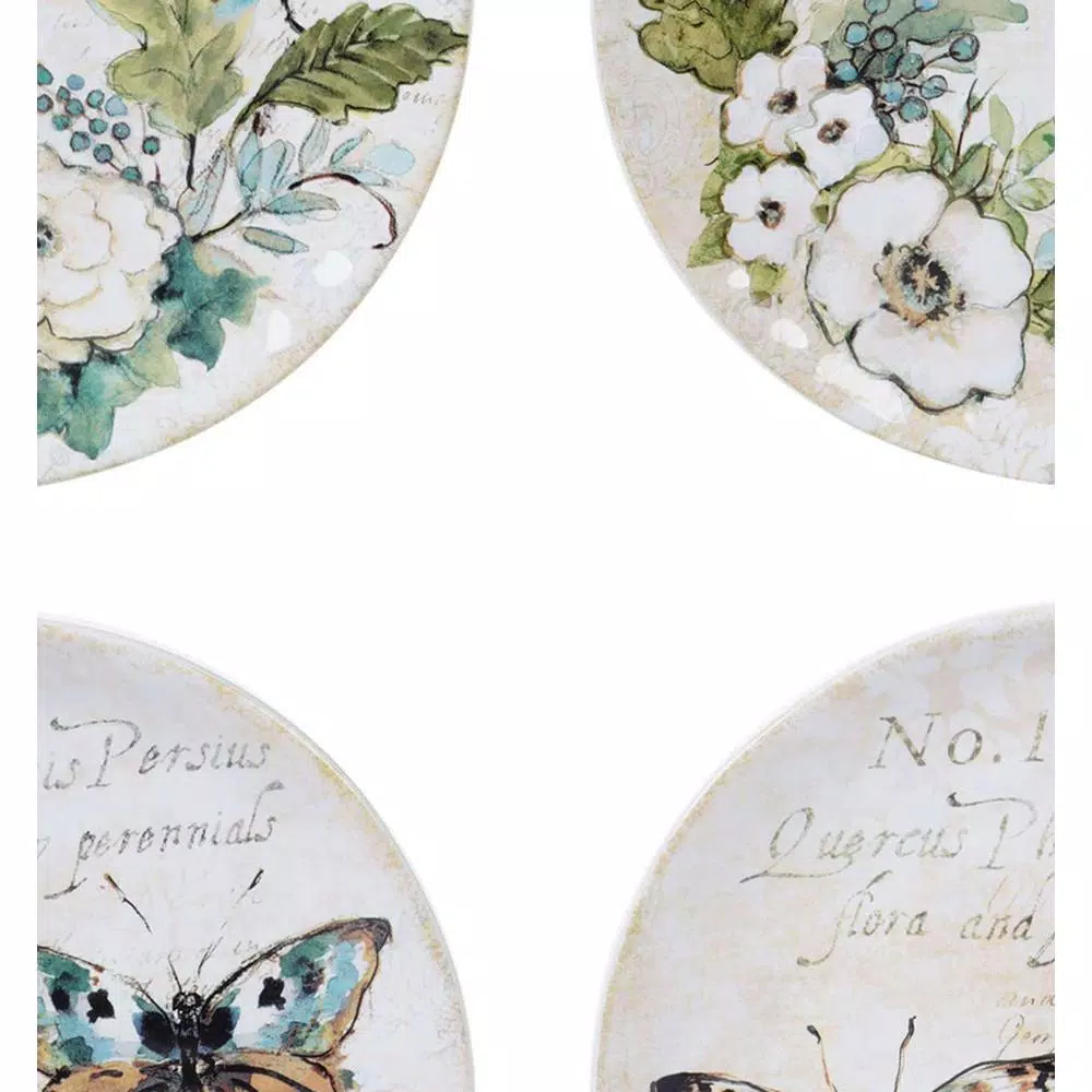 Dinnerware Certified International Nature Garden 4-Piece Seasonal Multicolored Earthenware 12 Oz. Mug Set (Service For 4) - Image 2