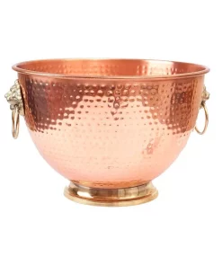 Bar Accessories Old Dutch 5 Gal. Decor Copper Lion’s Head Beverage Cooler