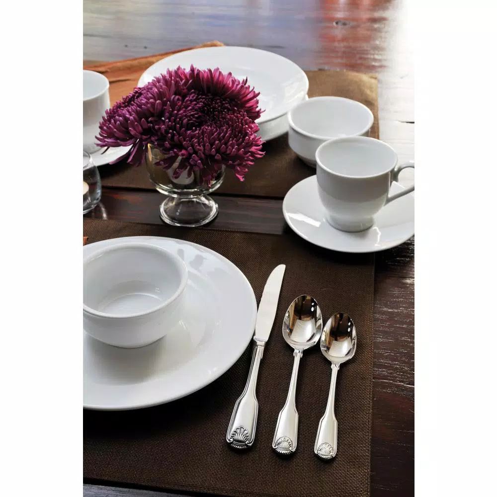Flatware Oneida Classic Shell 18/10 Stainless Steel Tablespoon/Serving Spoons (Set Of 12) - Image 4