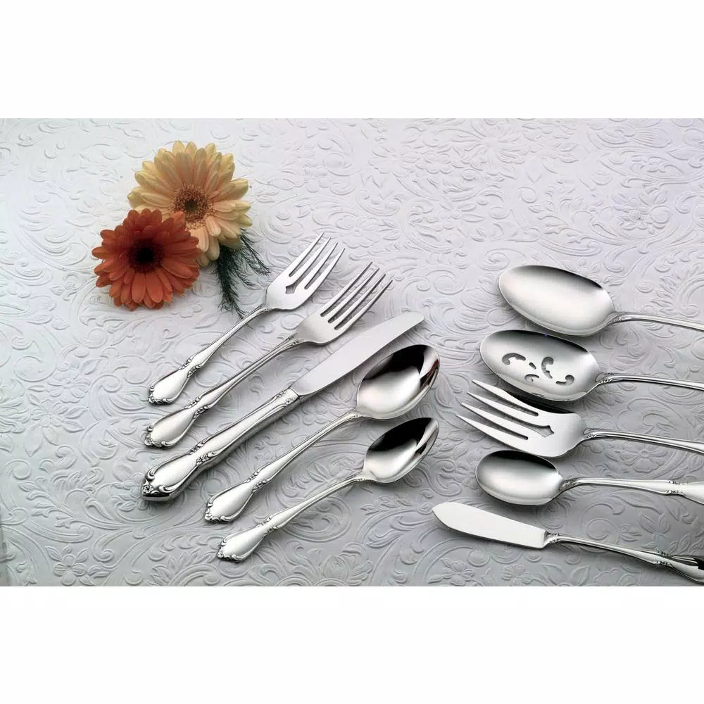 Flatware Oneida Chateau 18/8 Stainless Steel Tablespoon/Serving Spoons (Set Of 12) - Image 4