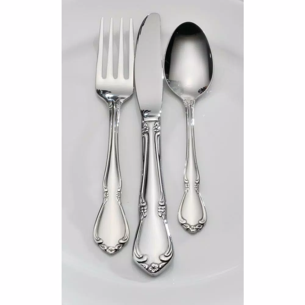 Flatware Oneida Chateau 18/8 Stainless Steel Tablespoon/Serving Spoons (Set Of 12) - Image 3
