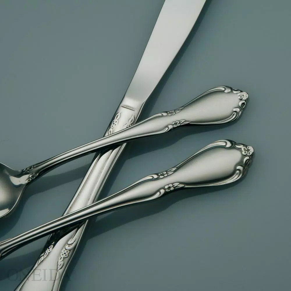 Flatware Oneida Chateau 18/8 Stainless Steel Tablespoon/Serving Spoons (Set Of 12) - Image 2