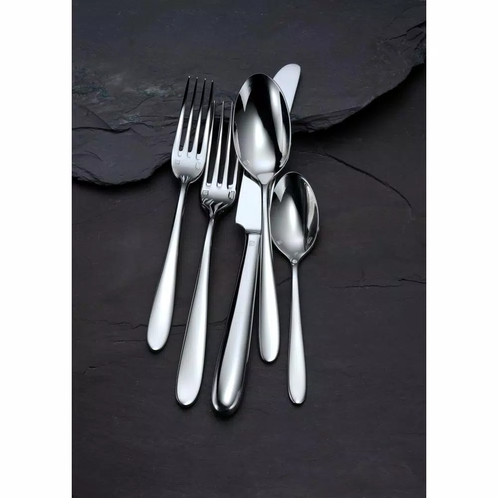 Flatware Oneida Mascagni II Silver 18/0 Stainless Steel Salad/Dessert Fork (12-Pack) - Image 5