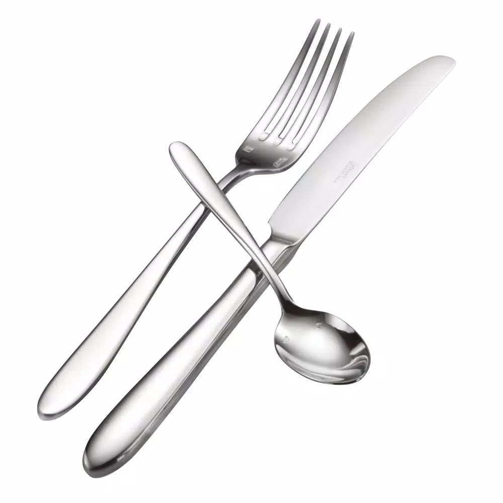 Flatware Oneida Mascagni II Silver 18/0 Stainless Steel Salad/Dessert Fork (12-Pack) - Image 2