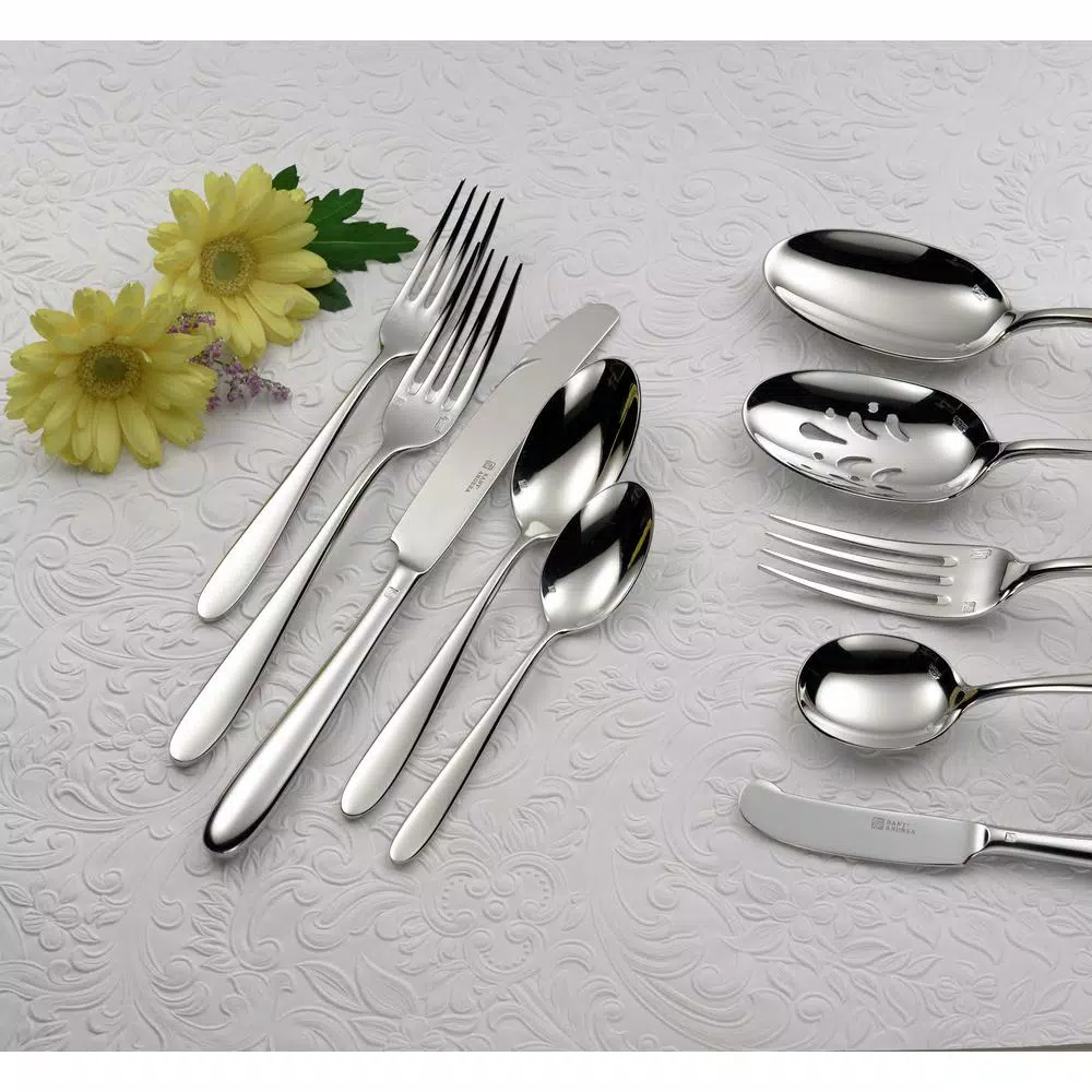 Flatware Oneida Mascagni II Silver 18/0 Stainless Steel Round Bowl Soup Spoon (12-Pack) - Image 2