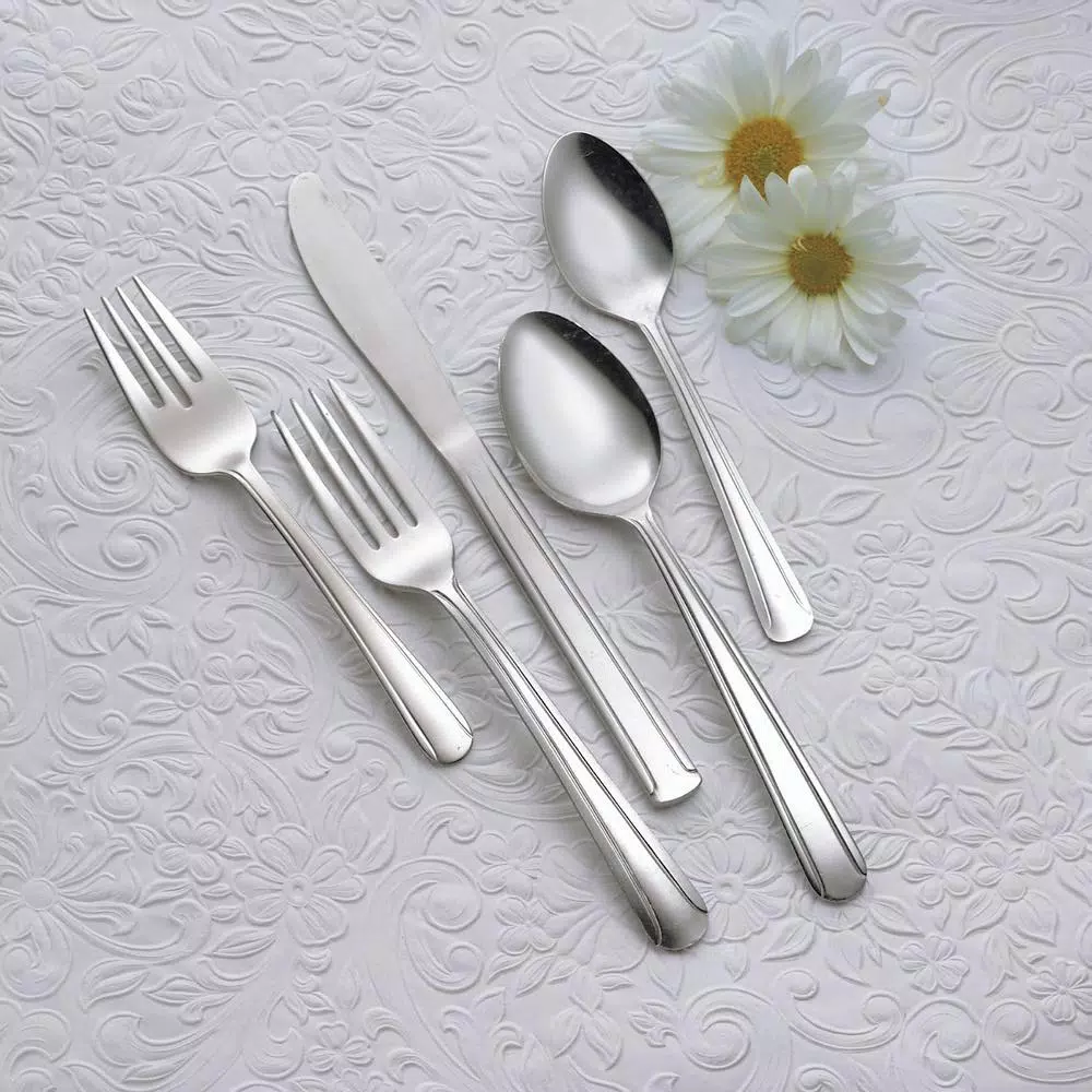 Flatware Oneida Heavy Dominion 18/0 Stainless Steel Teaspoons (Set Of 36) - Image 4