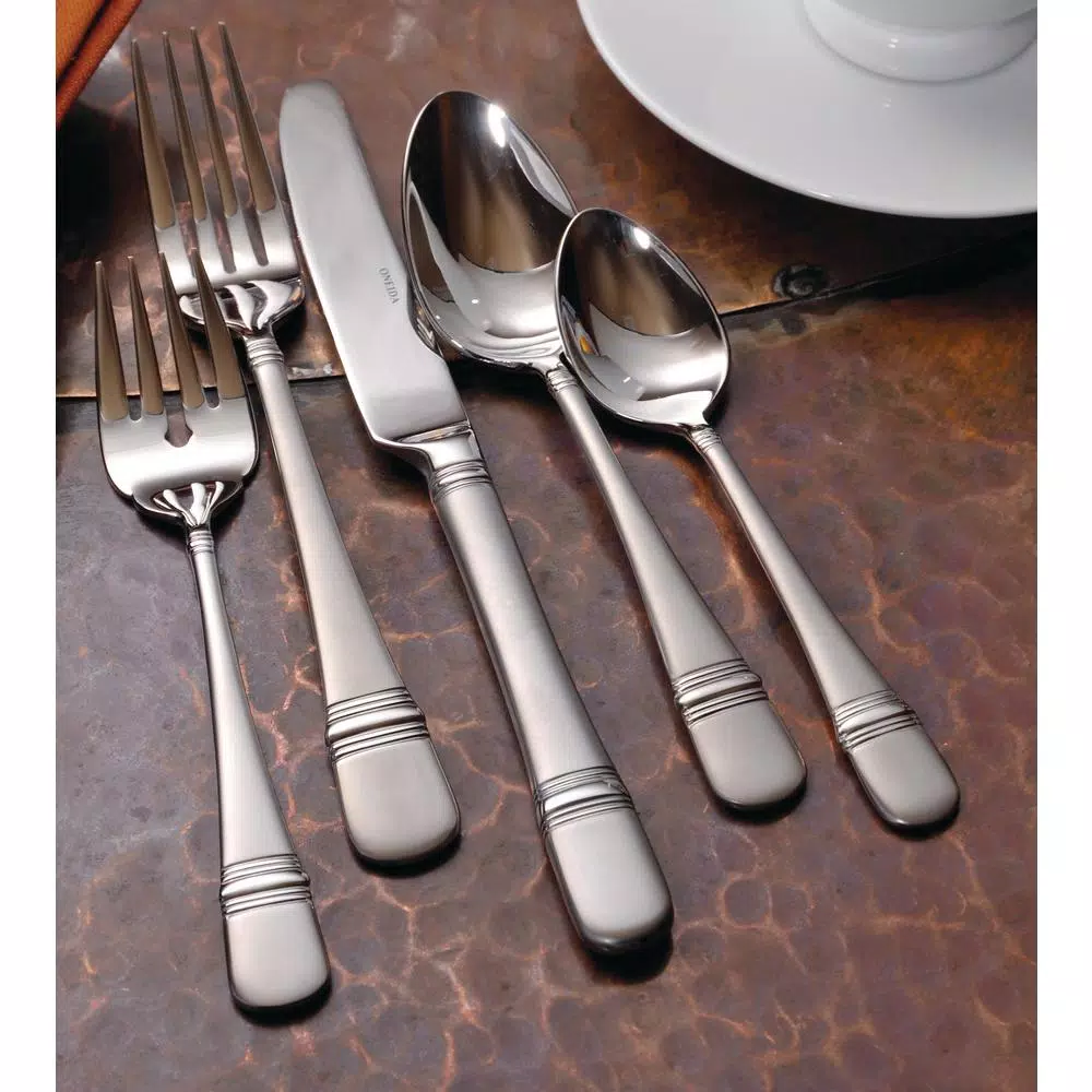Flatware Oneida Satin Astragal Salad/Dessert Forks 18/10 Stainless Steel (Set Of 12) - Image 4
