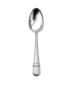 Flatware Oneida Satin Astragal Oval Bowl Soup/Dessert Spoons 18/10 Stainless Steel (Set Of 12)