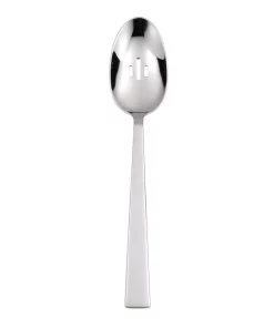 Flatware Oneida Fulcrum 18/10 Stainless Steel Banquet Spoons, Pierced (Set Of 12)