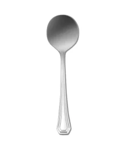 Flatware Oneida Lido Stainless Steel Silverplated Bouillon Spoons (Set Of 12)