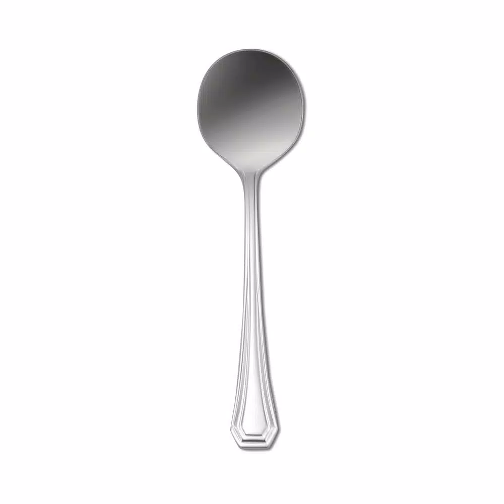 Flatware Oneida Lido Stainless Steel Silverplated Bouillon Spoons (Set Of 12)