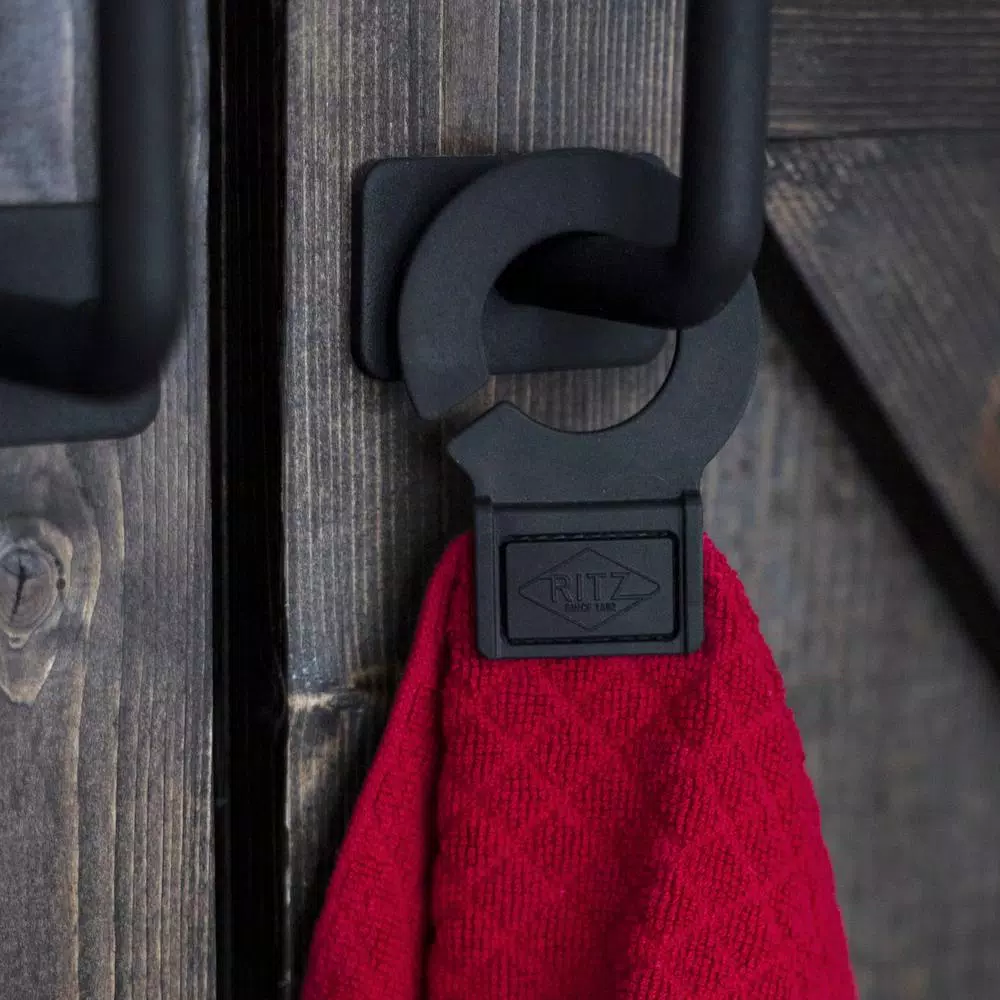 Table Linens & Kitchen Linens RITZ Hook And Hang Paprika Woven Cotton Pattern Kitchen Towel (Set Of 2) - Image 2