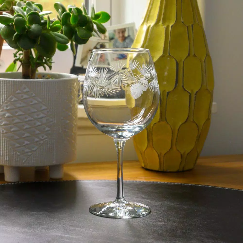 Drinkware Rolf Glass Icy Pine 18 Oz. Clear Balloon Wine (Set Of 4) - Image 5