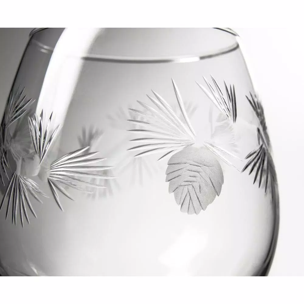 Drinkware Rolf Glass Icy Pine 18 Oz. Clear Balloon Wine (Set Of 4) - Image 3