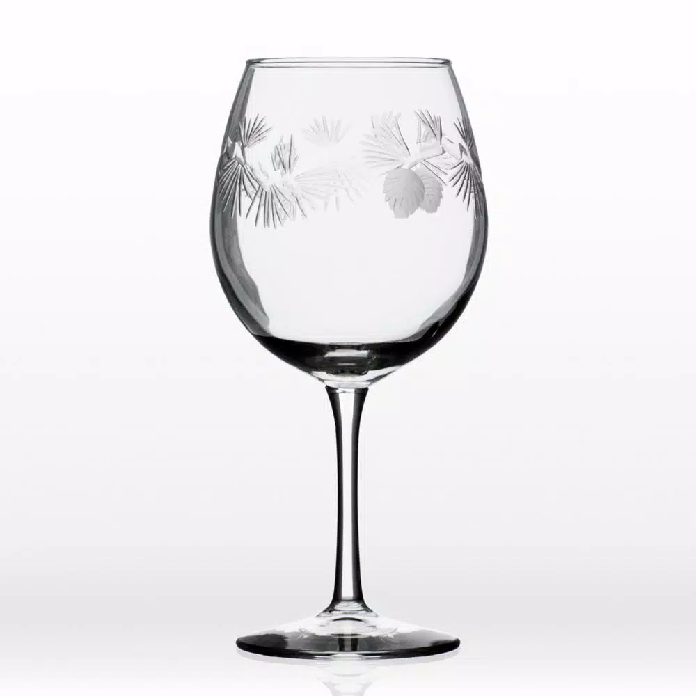 Drinkware Rolf Glass Icy Pine 18 Oz. Clear Balloon Wine (Set Of 4) - Image 2